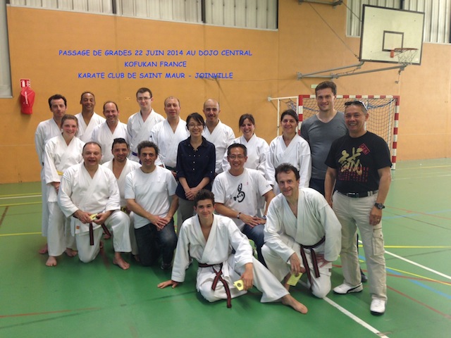Karate Club de Saint Maur - Passage de Grades Kofukan France