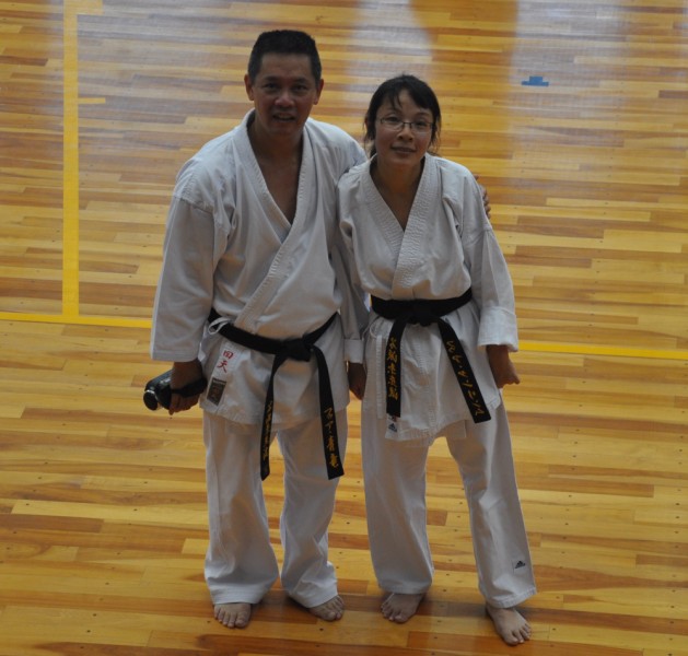 Karate Club de Saint Maur-Présidente ceinture noire 1er Dan