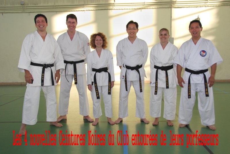 karate club de Saint Maur-ceintures noires